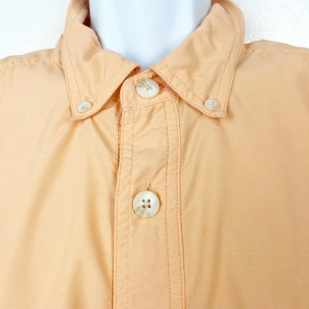 EXOFFICIO Orange Short Sleeve Nylon Vented Button Down Shirt Outdoor EXTRA LARGE - Picture 4 of 10